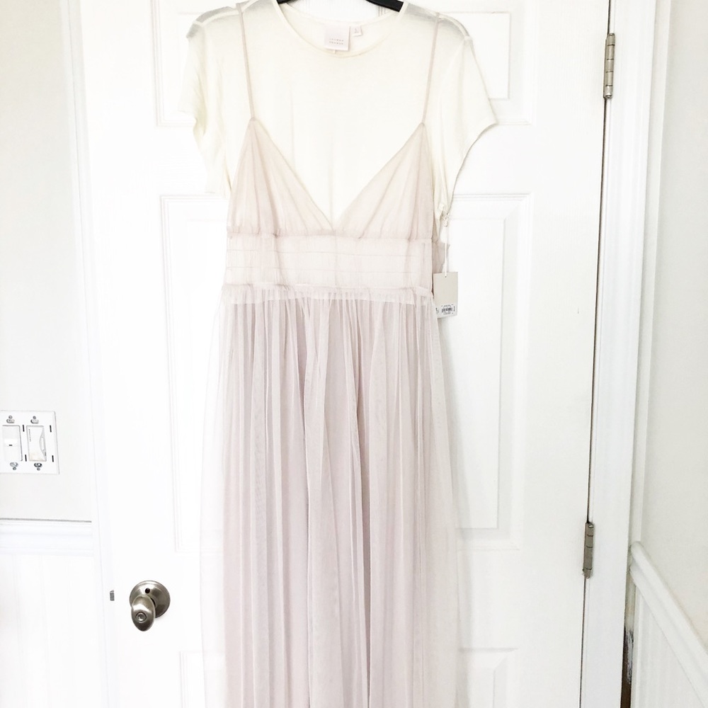 LC Lauren Conrad Layered Slip Dress